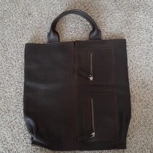 NEW LEATHER trendy bag